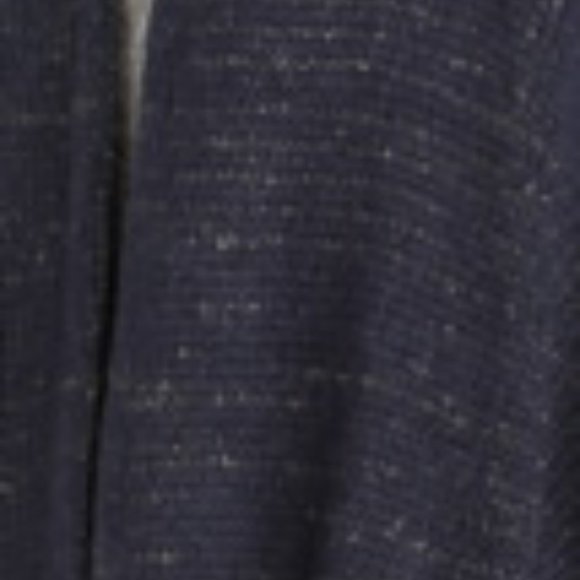 Blue Wool With Gold thread Oversized Cardigan Sweater Wool Blend Size L - Picture 4 of 9